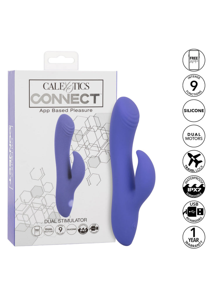 CalExotics Calex Connect Dual Stimulator | Rabbit vibrator - CalExotics | SIN&LACE
