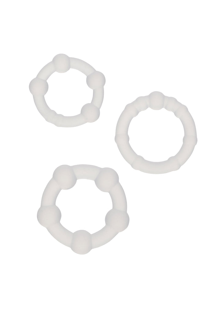 CalExotics Silicone Beaded Rings penisringen