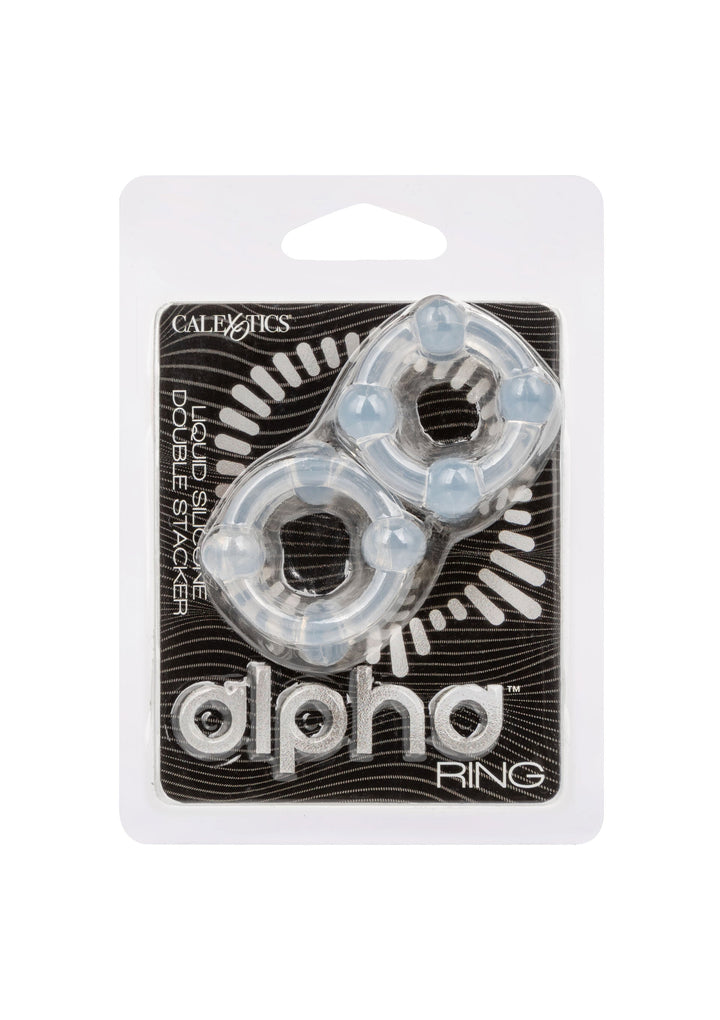 CalExotics Silicone Double Stacker Rings penisringen