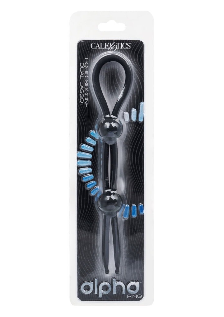 CalExotics Liquid Silicone Dual Lasso cockring