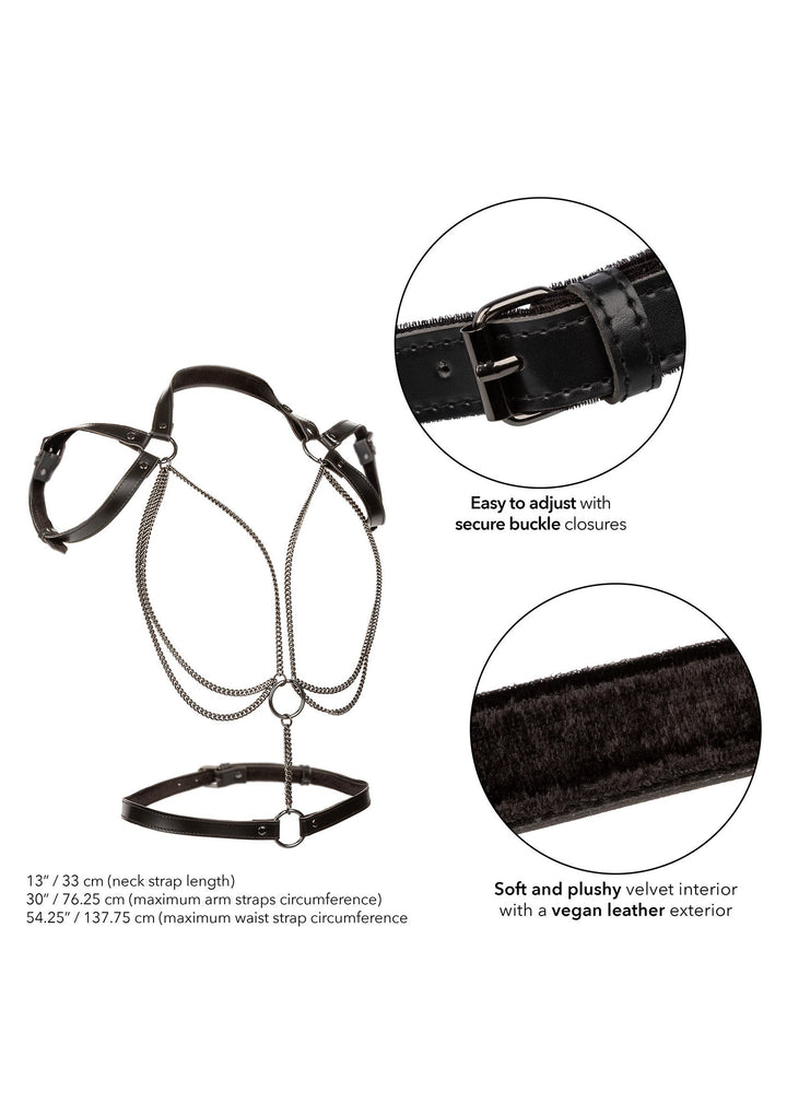 Multi Chain Halter Plus - Zwart - afbeelding 4