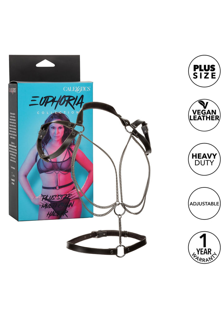 Multi Chain Halter Plus - Zwart - afbeelding 5