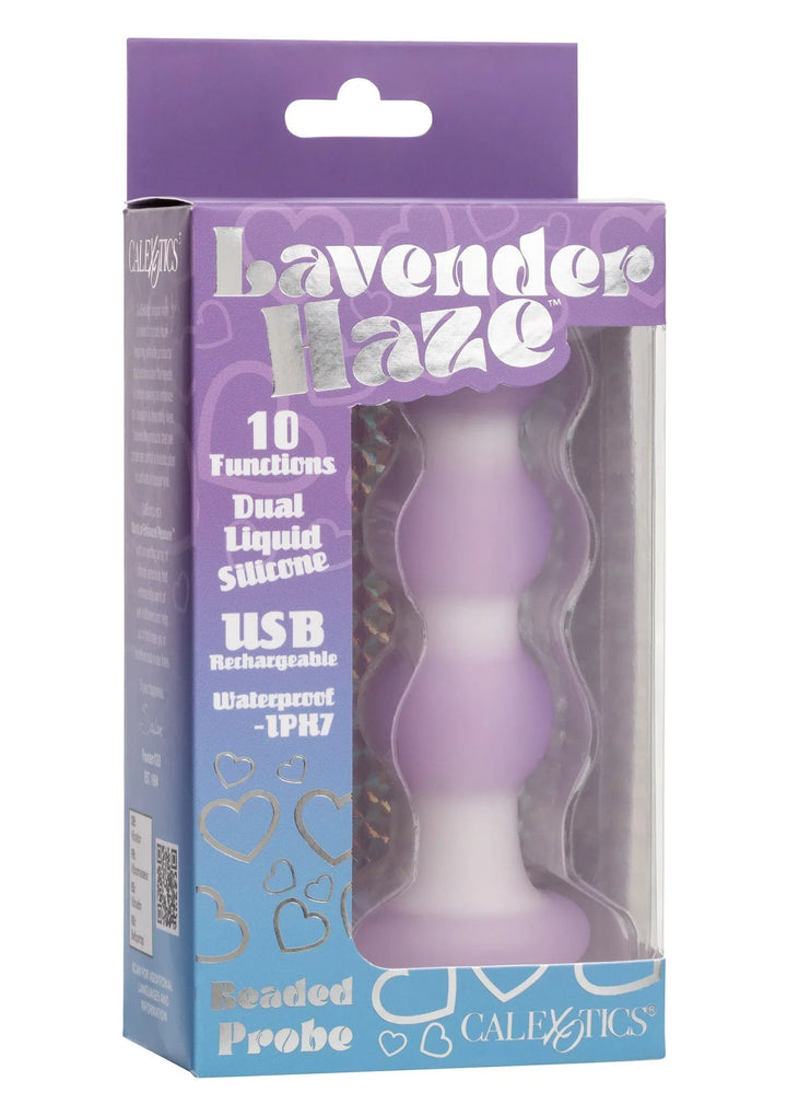 CalExotics Lavender Haze Beaded Probe | Anaalkralen - CalExotics | SIN&LACE