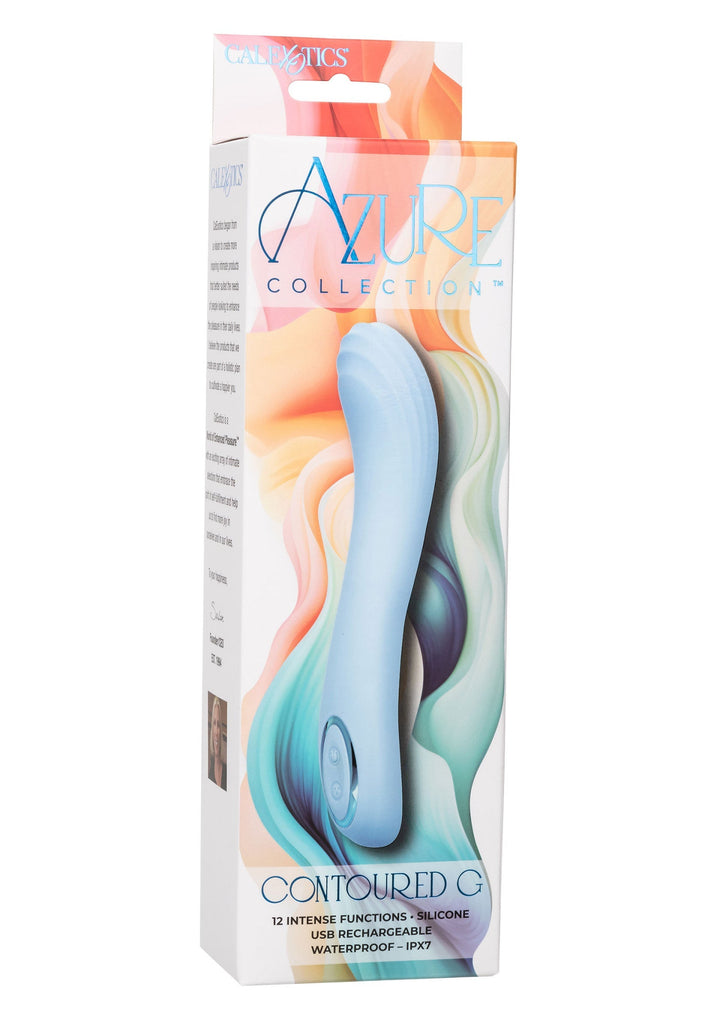 CalExotics Azure Collection Contoured G | Vibrator - CalExotics | SIN&LACE
