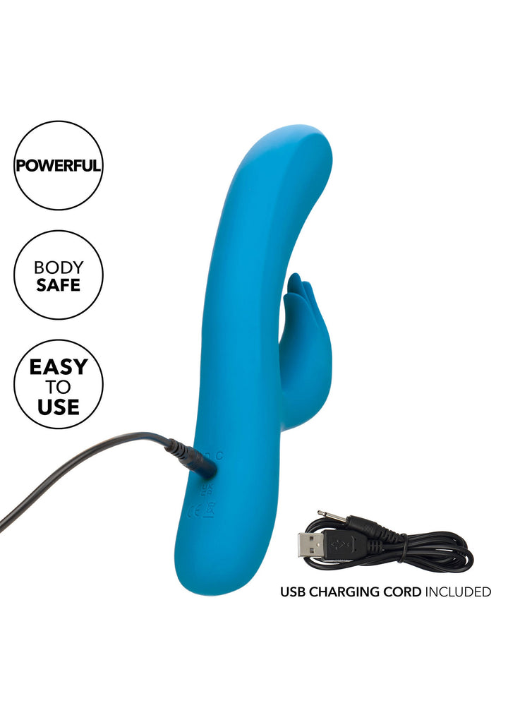 CalExotics Azure Collection Flutter G | Rabbit vibrator - CalExotics | SIN&LACE