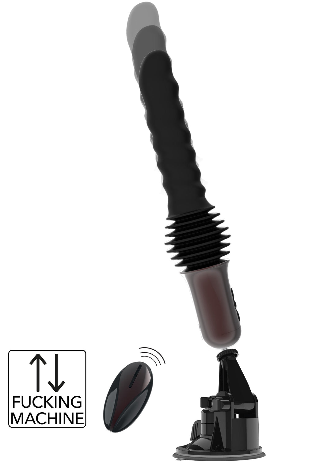Hidden Desire Anal Power Thrusting Vibrator - Zwart