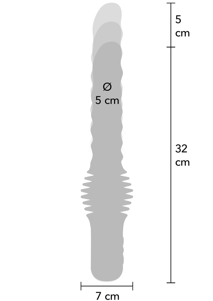 Hidden Desire Anaal Power Thrusting Vibrator | XL Anaal Dildo - Hidden Desire | SIN&LACE