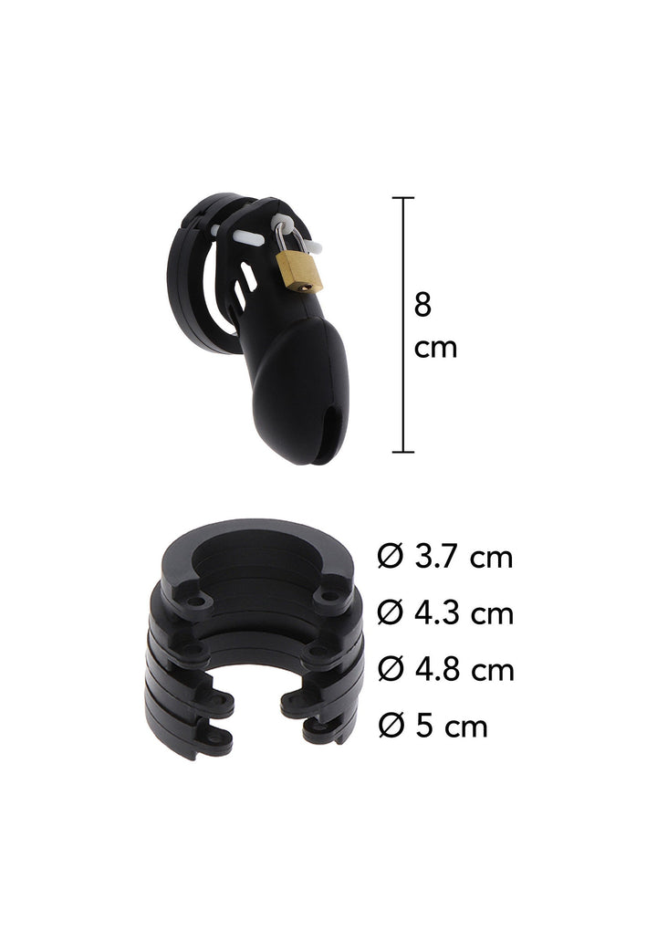 Chastity Cock Cage Silicone Large