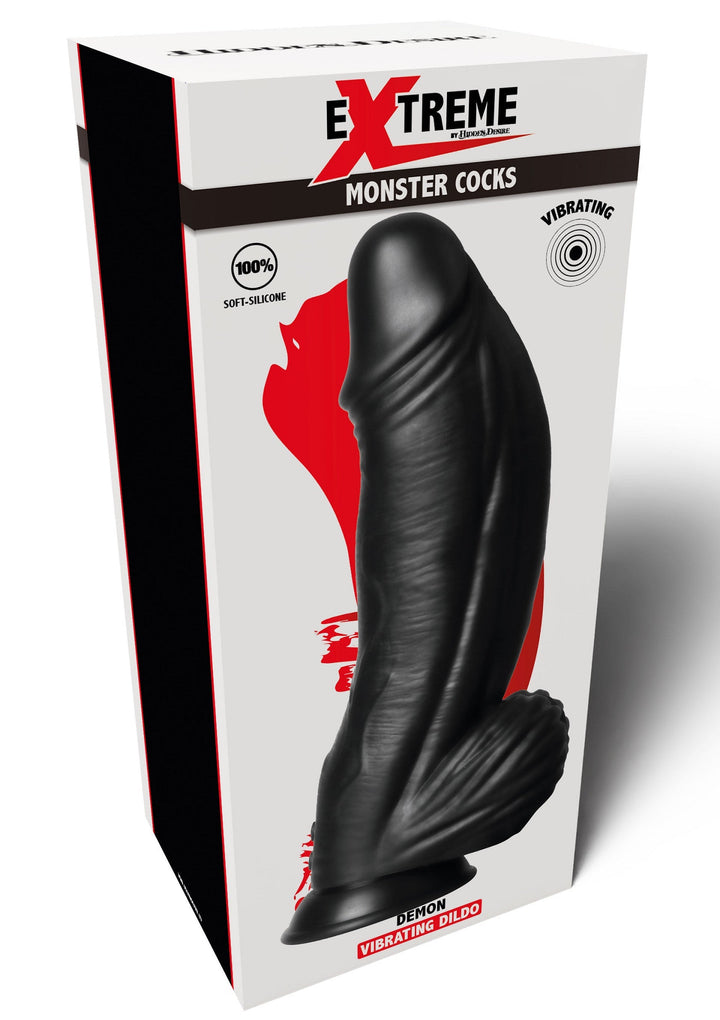 Demon Monster Dildo - Zwart - afbeelding 3
