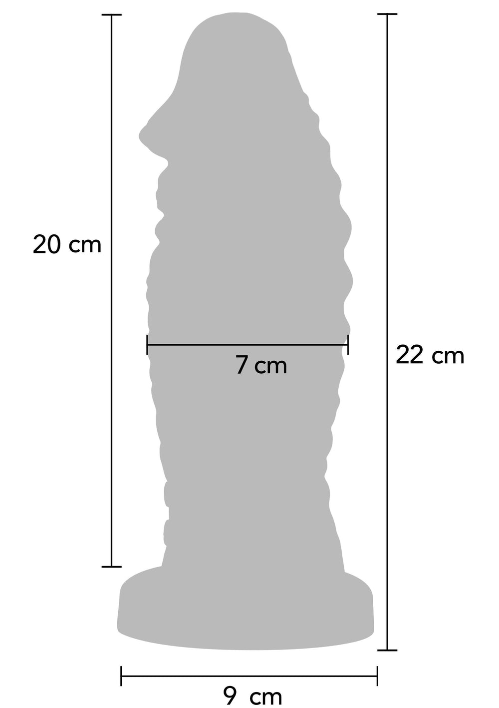 Devil Monster Dildo - Zwart - afbeelding 2