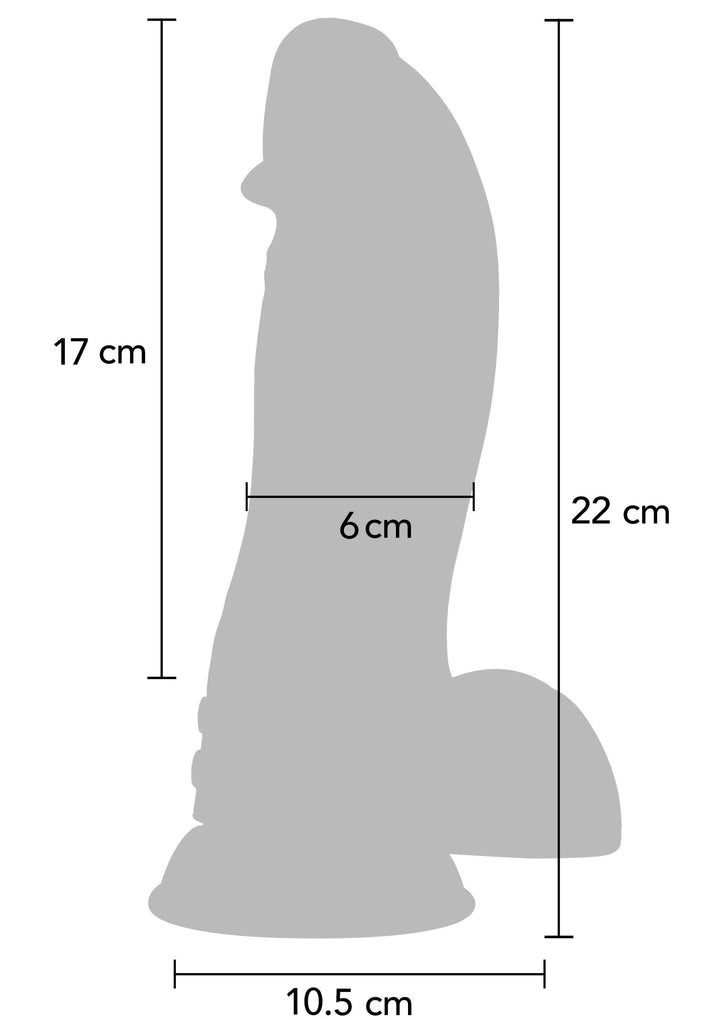 Dinosaur Monster Dildo - Zwart - afbeelding 2