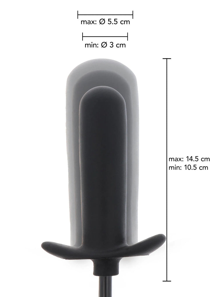 Hidden Desire opblaasbare Smooth Plug Starter | Opblaasbare Buttplug - Hidden Desire | SIN&LACE
