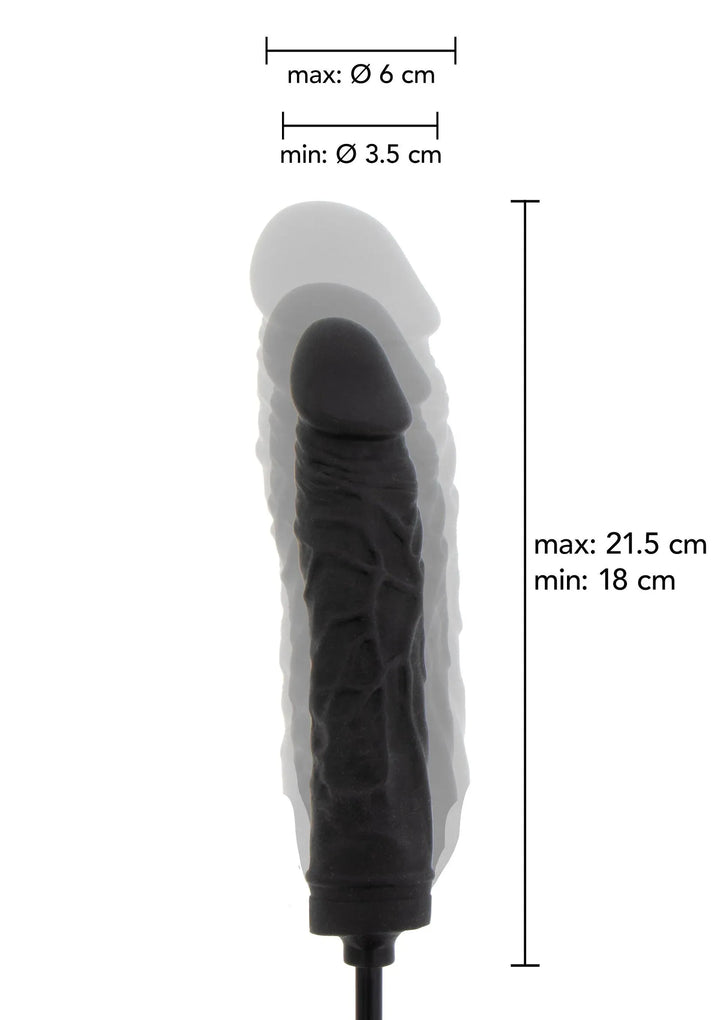 Hidden Desire opblaasbare Dong Advanced | Opblaasbare Buttplug - Hidden Desire | SIN&LACE