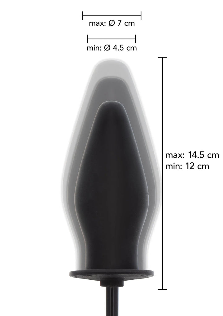 Hidden Desire opblaasbare Buttplug Advanced | Opblaasbare Buttplug - Hidden Desire | SIN&LACE
