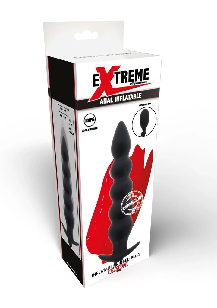 Hidden Desire opblaasbare Ribbed Plug Advance | Opblaasbare Buttplug - Hidden Desire | SIN&LACE