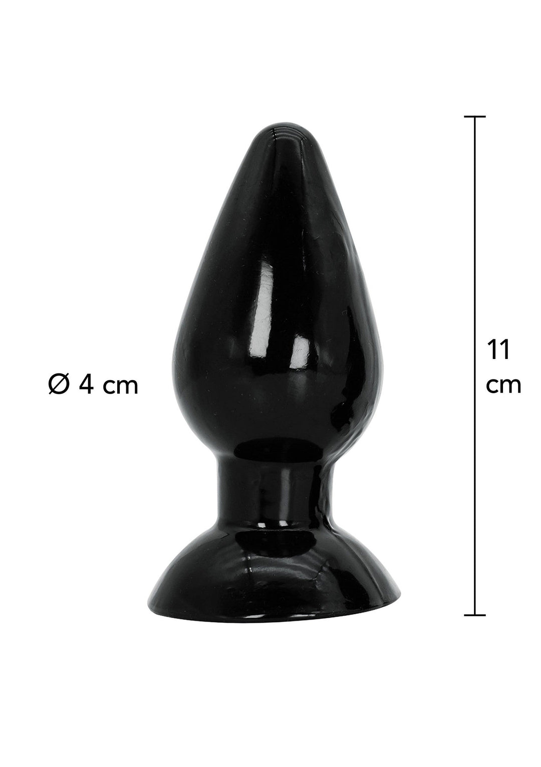 Hidden Desire Buttplug Medium 11 cm - Zwart
