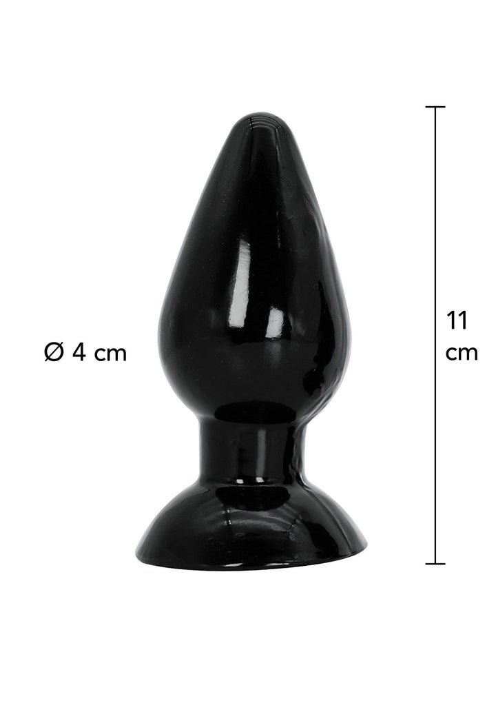 Hidden Desire Buttplug Medium 11 cm - Zwart