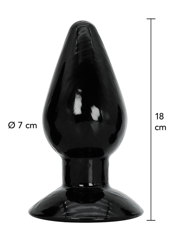 Hidden Desire Buttplug Extra Large 18 cm - Zwart