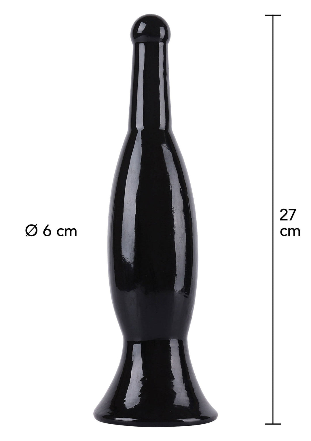 Hidden Desire Buttplug Slider 27cm - Zwart