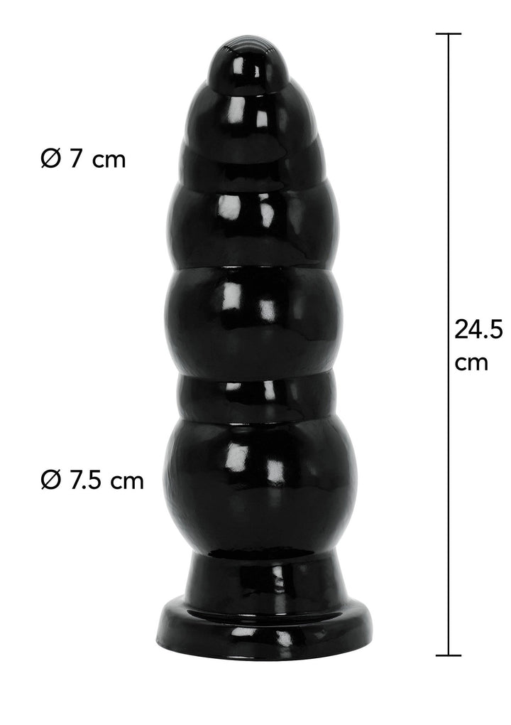 Hidden Desire Buttplug Balls 24.5 cm - Zwart