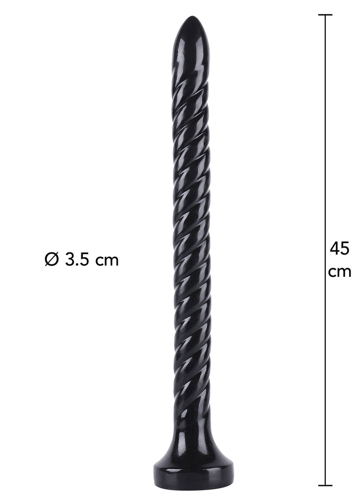 Hidden Desire Anal Serpent 45 cm - Zwart