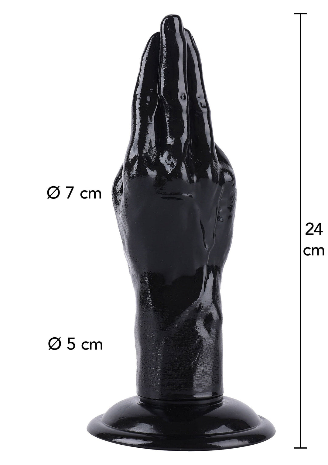 Hidden Desire Hand Fucker 24 cm - Zwart