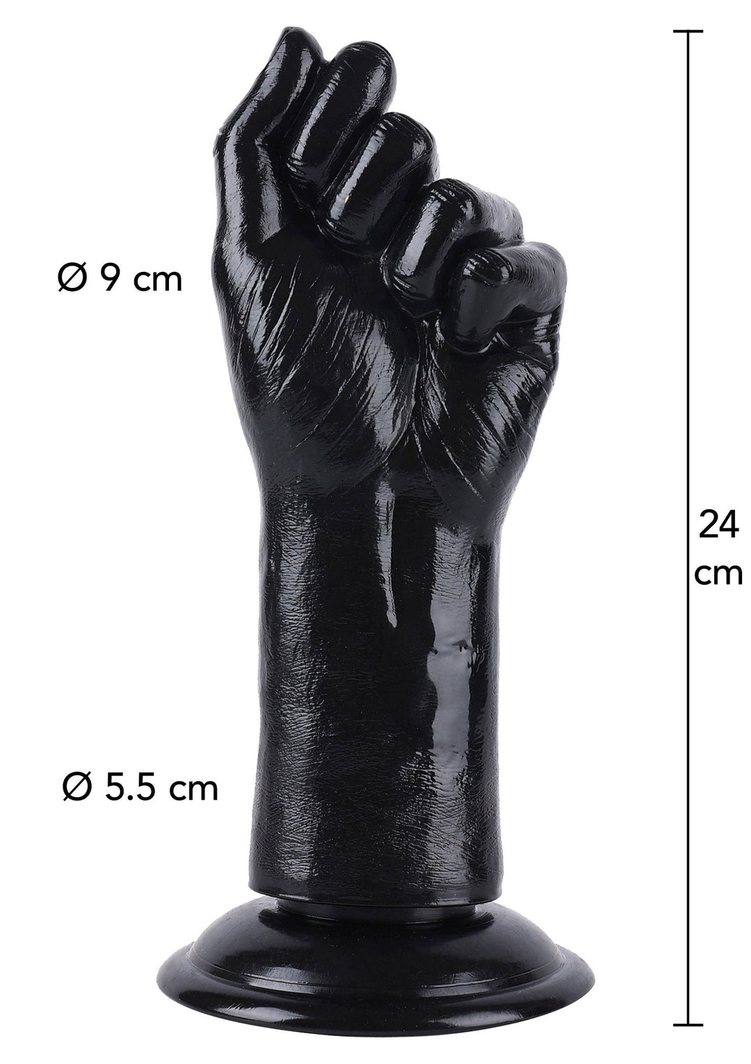Hidden Desire Fist Fucker 24 cm - Zwart