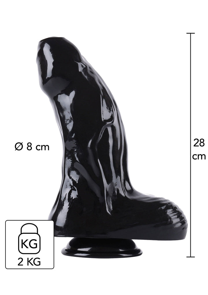 Hidden Desire Dong Xtra Thick 28 cm - Zwart