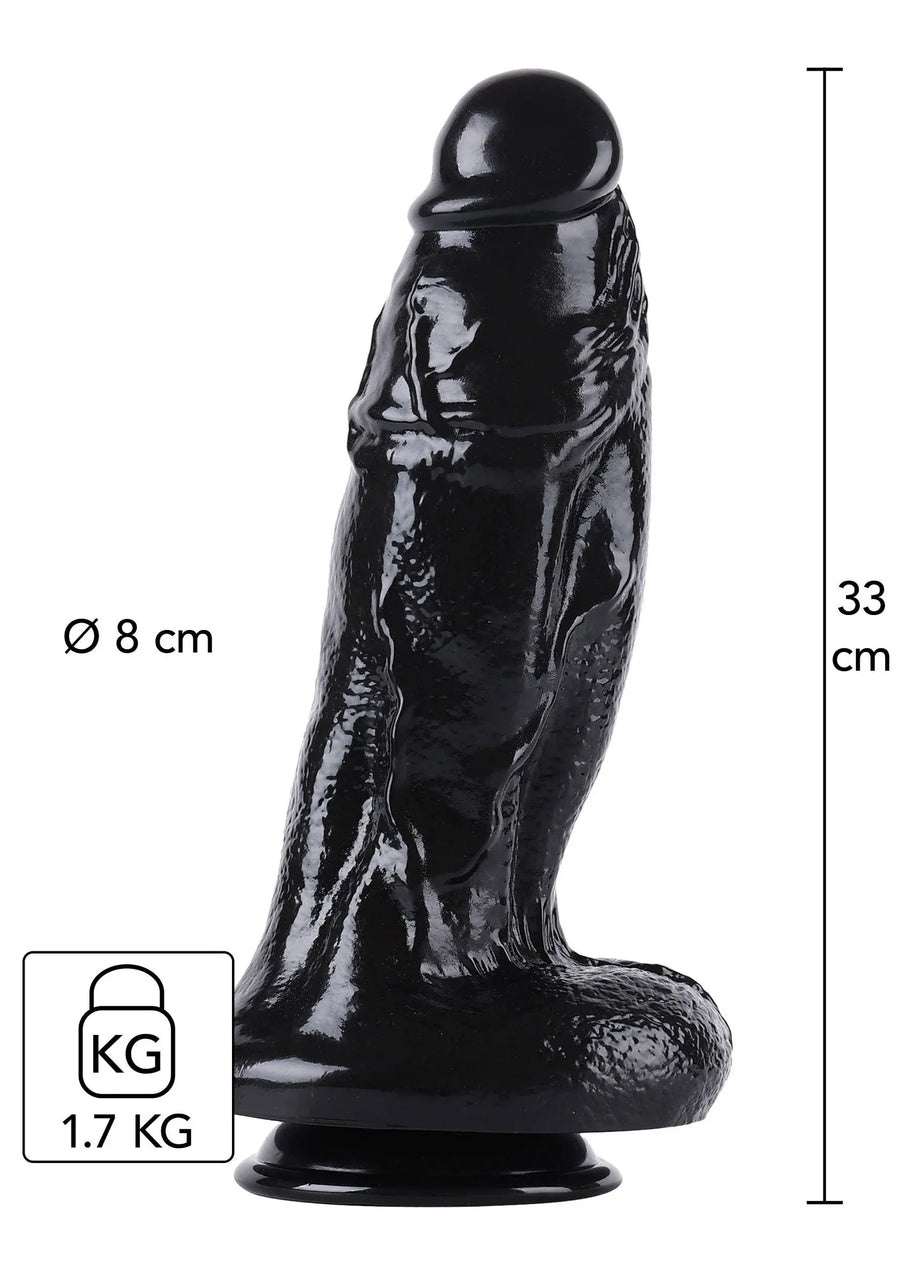 Hidden Desire Dong Xtra Thick 32,5 cm | XL Anaal Dildo - Hidden Desire | SIN&LACE