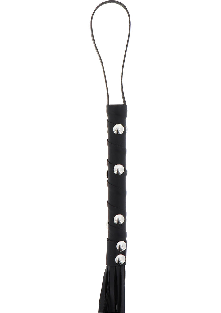 Hidden Desire Short Studded Flogger Whip