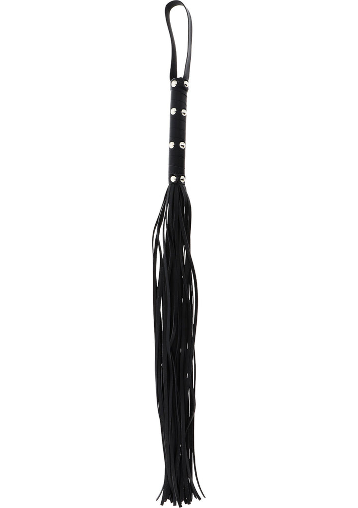 Hidden Desire Long Studded Flogger Whip