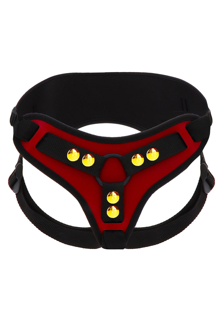Strap-On Harness Deluxe - Rood - afbeelding 4
