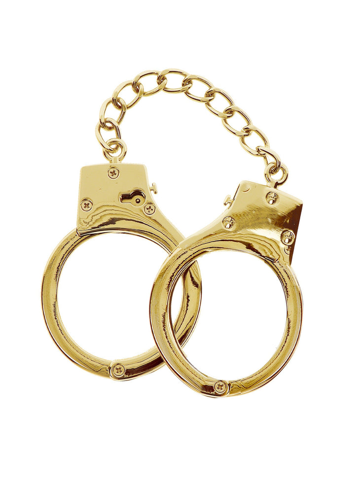 Gold Plated BDSM Handcuffs