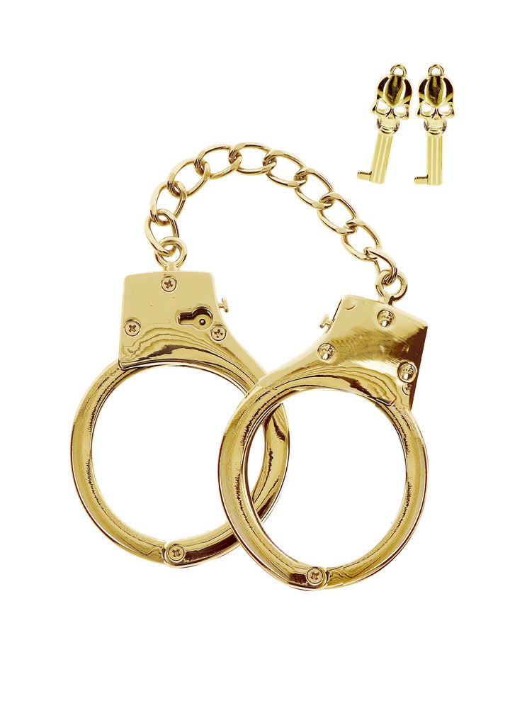 Gold Plated BDSM Handcuffs