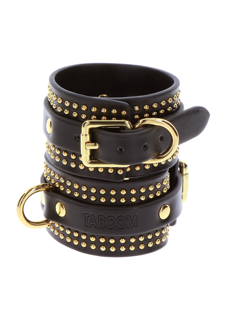 Studded Wrist Cuffs Set