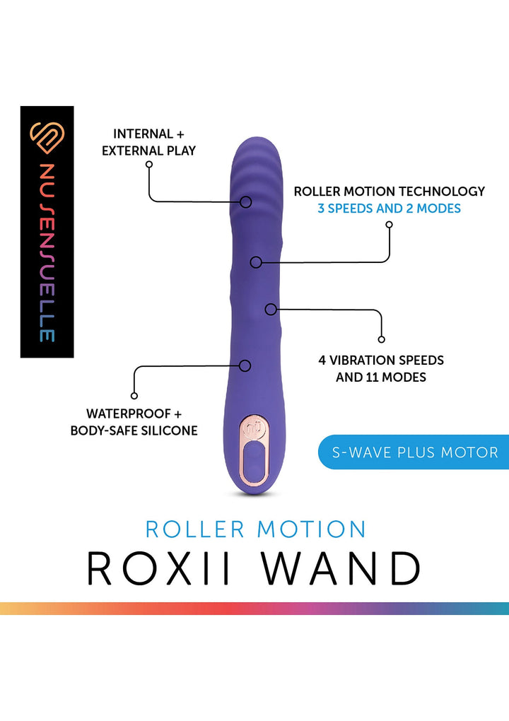 Nu Sensuelle Roxii Roller Motion Wand | Wand vibrator - Nu Sensuelle | SIN&LACE
