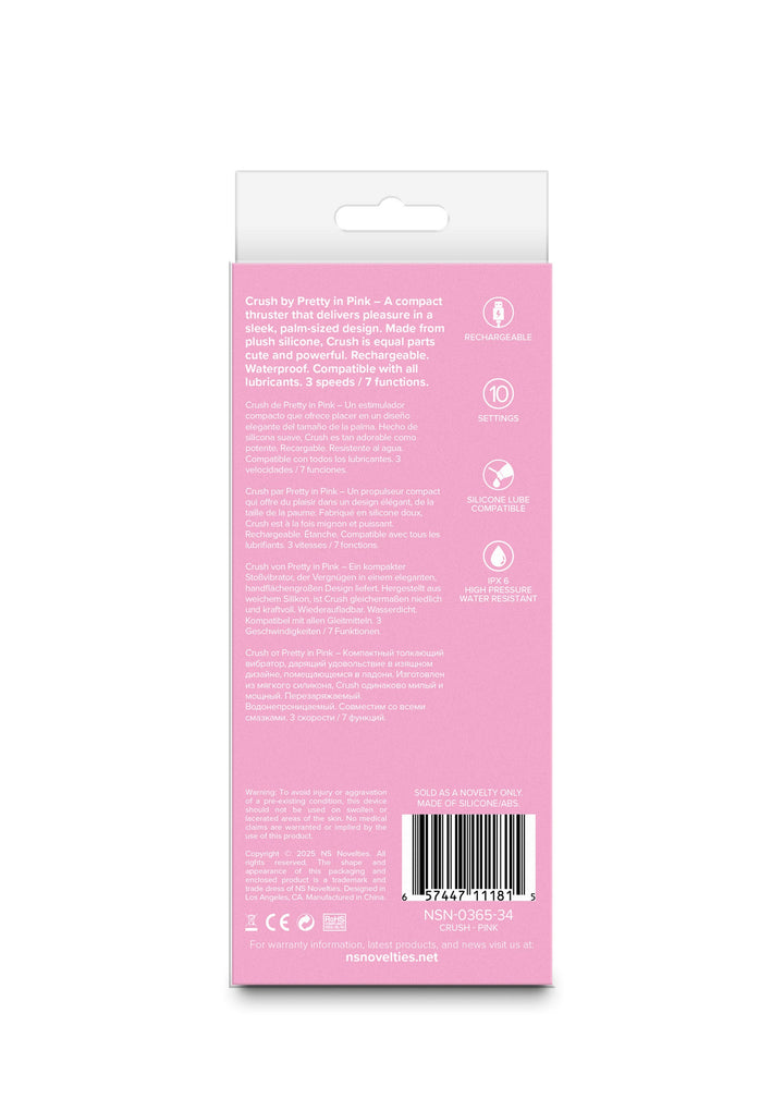 NS Novelties Pretty in Pink Crush stotende vibrator