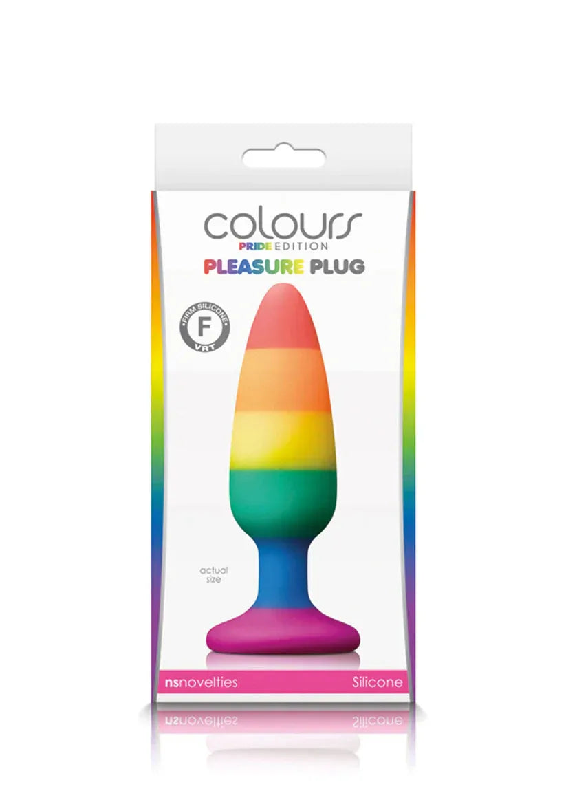 Pleasure Plug Rainbow Medium | Buttplug - NS Novelties | SIN&LACE