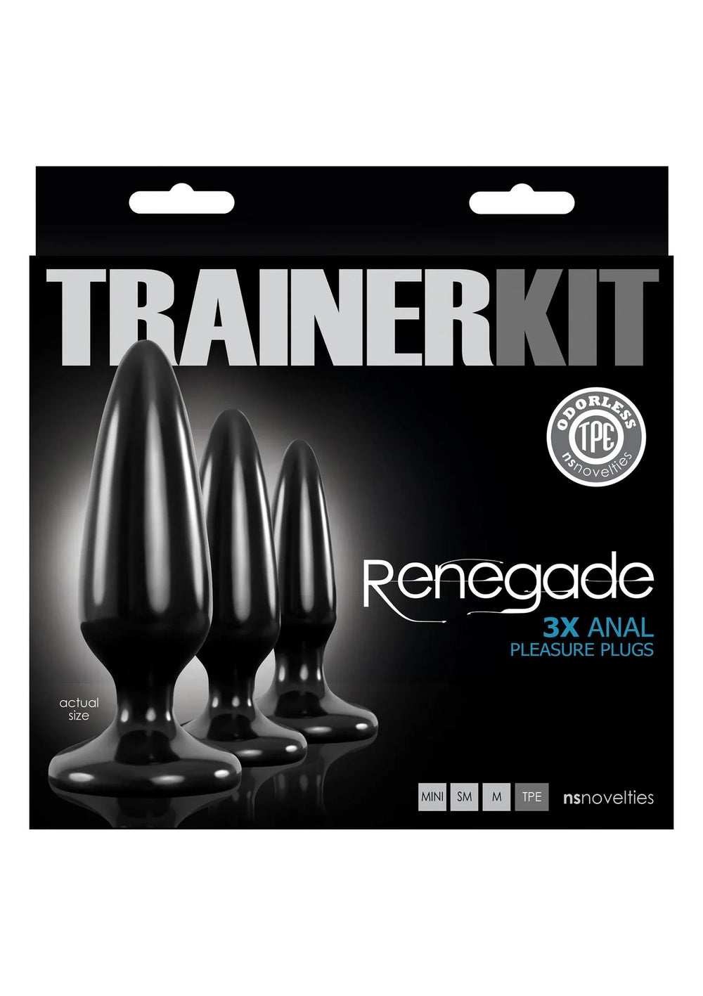 Pleasure Plug 3pc trainer kit | Buttplug - NS Novelties | SIN&LACE