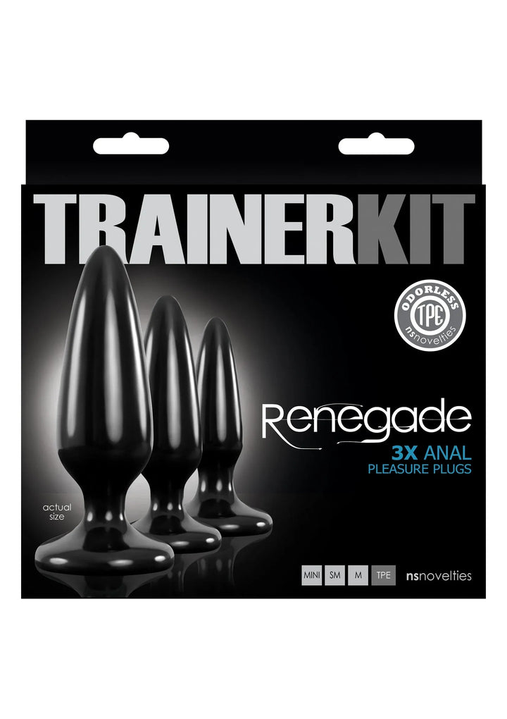 Pleasure Plug 3pc trainer kit | Buttplug - NS Novelties | SIN&LACE