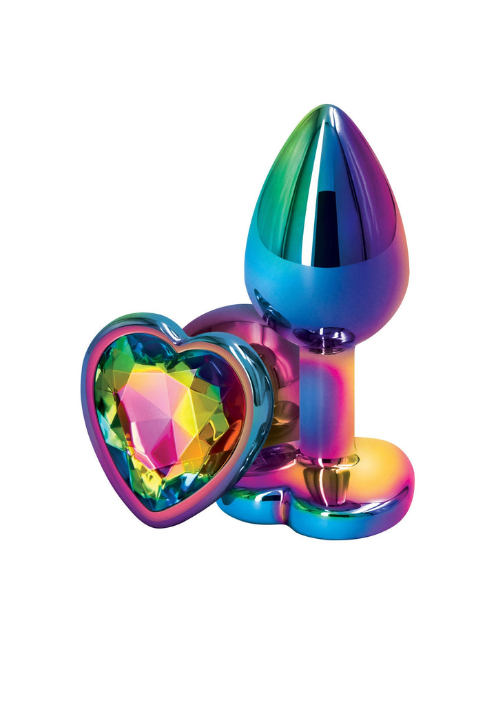 NS Novelties Rear Assets Multicolor Heart S buttplug