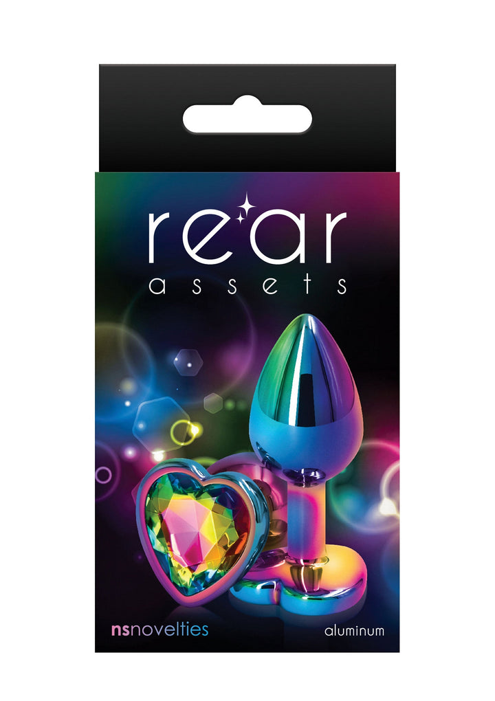 NS Novelties Rear Assets Multicolor Heart S buttplug