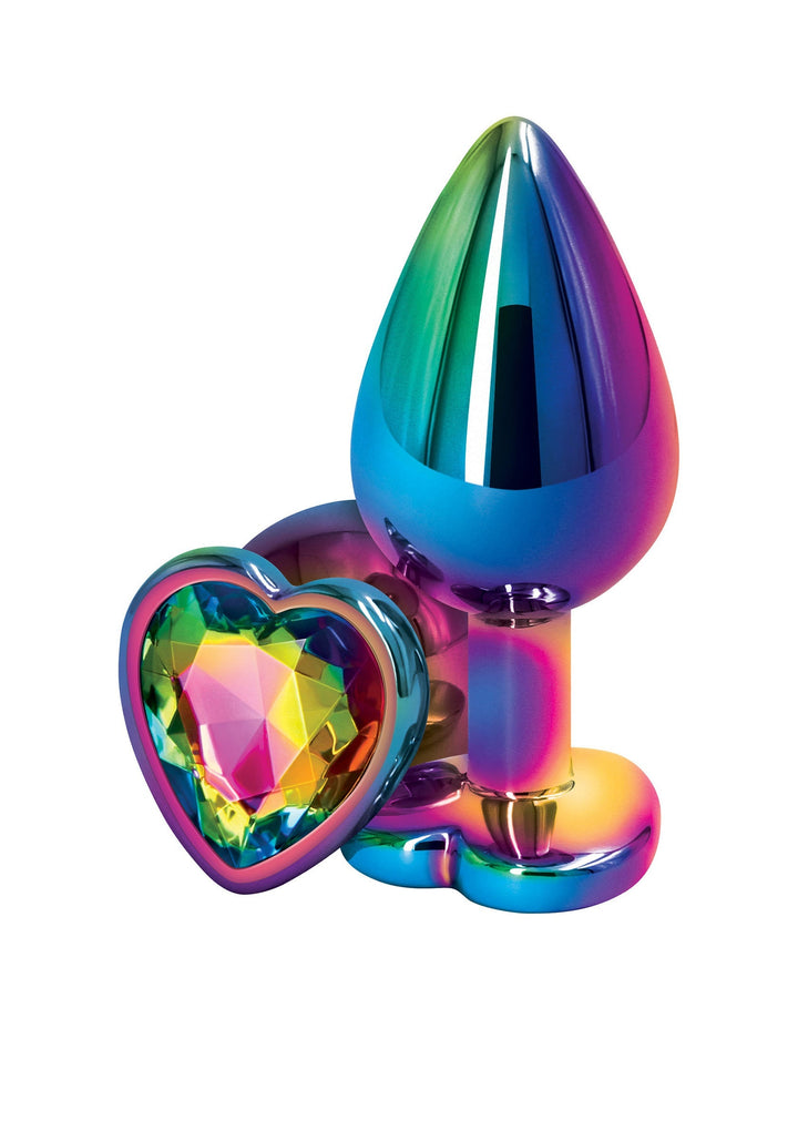 NS Novelties Rear Assets Heart aluminium buttplug