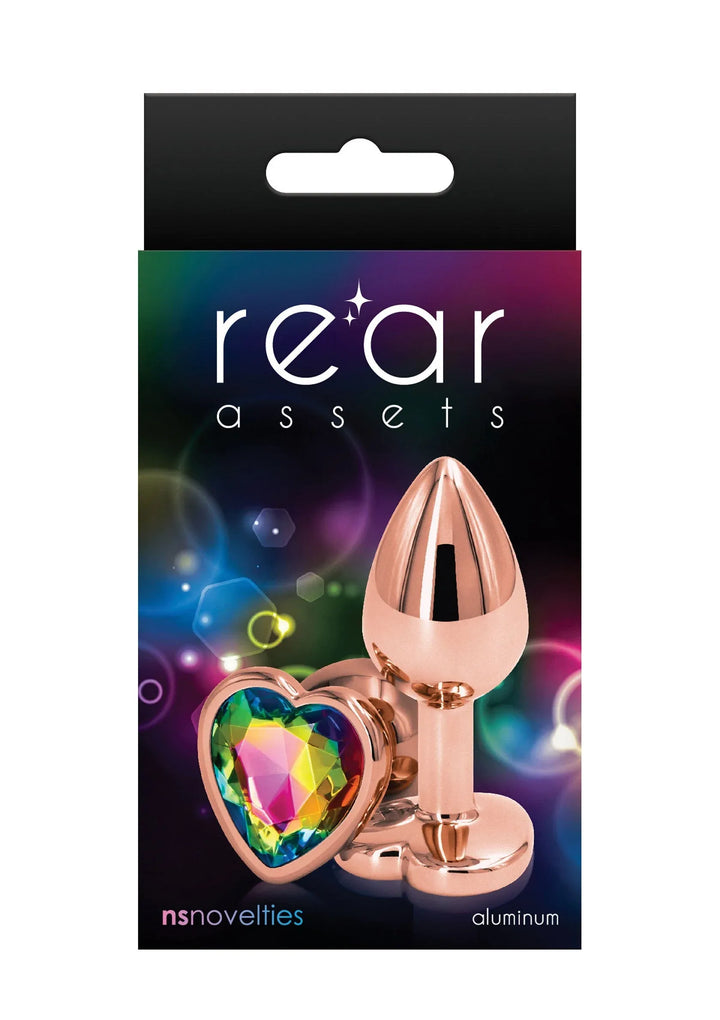 Rear Assets Rose Gold Heart S | Buttplug - NS Novelties | SIN&LACE