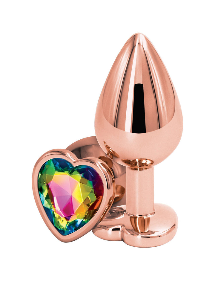 NS Novelties Rear Assets Rose Gold Heart M buttplug