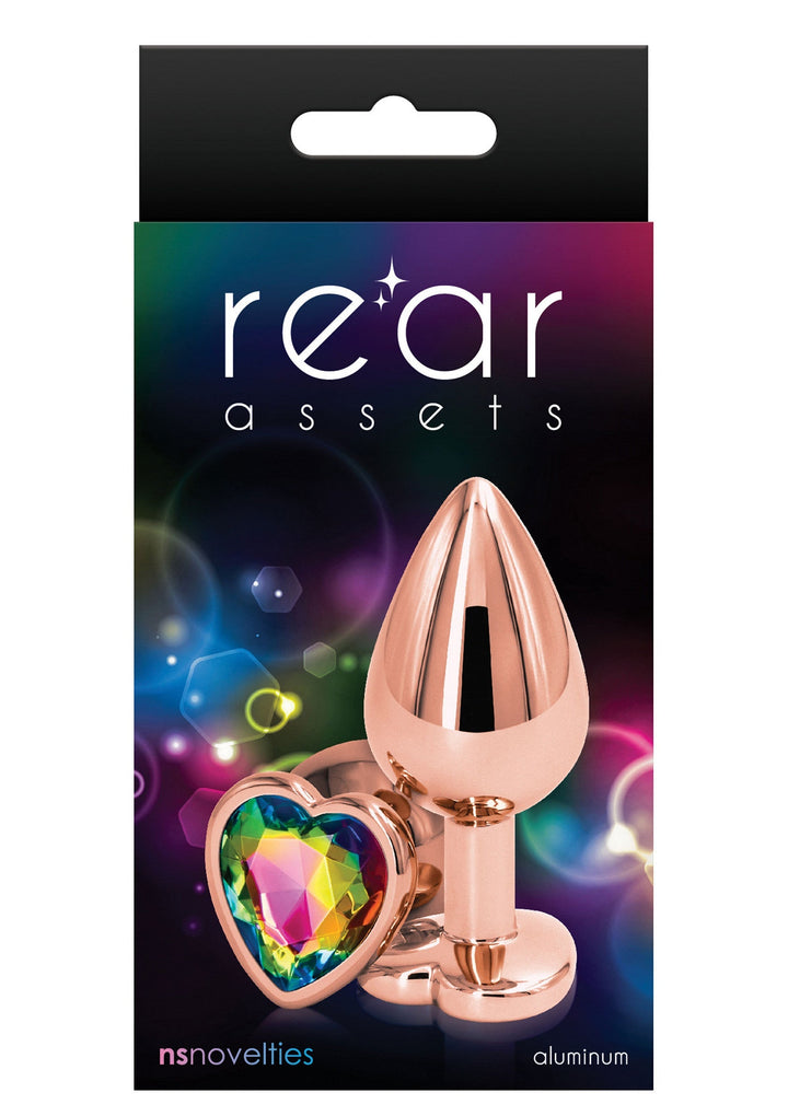 NS Novelties Rear Assets Rose Gold Heart M buttplug