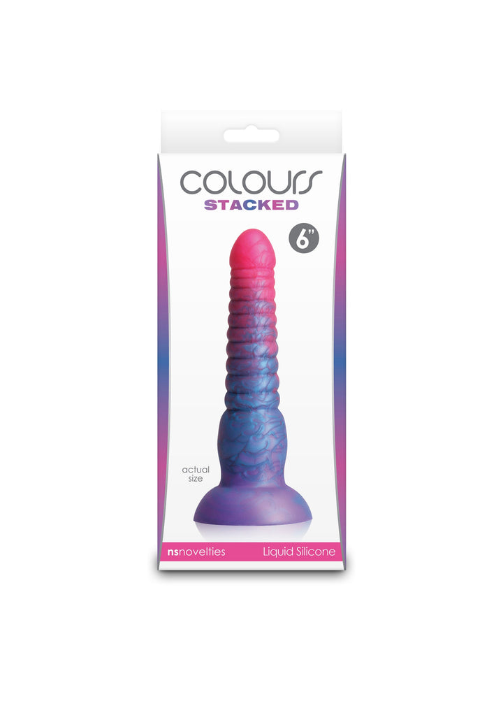 Stacked 6 inch Dildo - Blauw - afbeelding 2