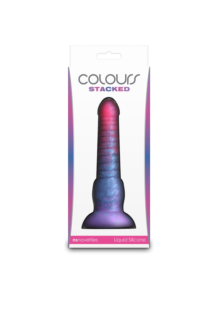 Stacked 6 inch Dildo - Blauw - afbeelding 3