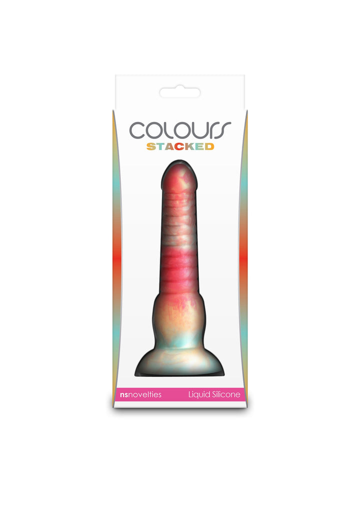Stacked 6 inch Dildo - Rood - afbeelding 8