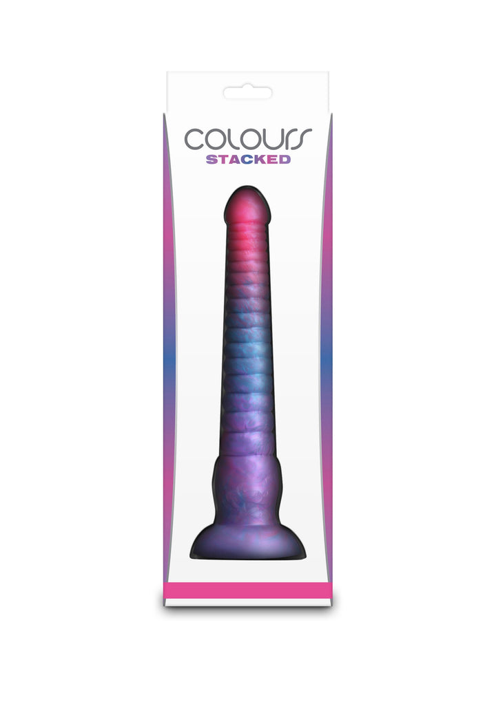 Stacked 9 inch Dildo - Blauw - afbeelding 3